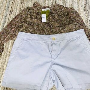 Liz Claiborne Light Gray Women's Shorts (8)